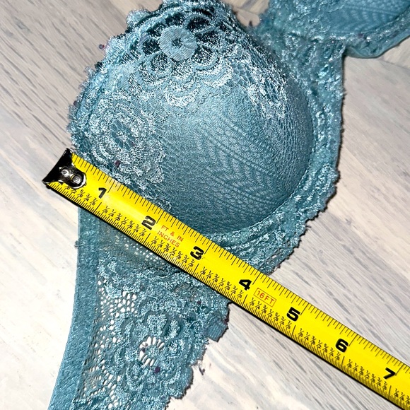 VICTORIA’S SECRET Size 34B Lace Push Up Padded Summer Sundress Strapless Bra ~ - Picture 5 of 7